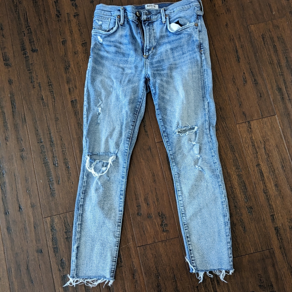 Agolde distressed jeans